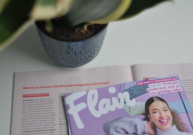 [magazine] Flair- november 2021:   “Single en klaar voor een kind”